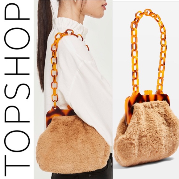 tortoise shell bag topshop